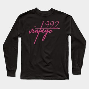 1992 Vintage. 28th Birthday Cool Gift Idea Long Sleeve T-Shirt